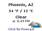 Click for Phoenix, Arizona Forecast